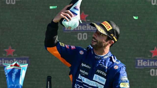Ricciardo ganha GP da Itália, após batida impressionante de Verstappen e Hamilton