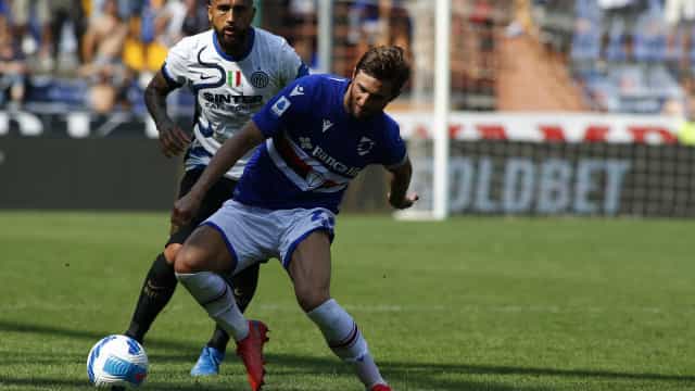 Inter fica duas vezes em vantagem, cede empate à Sampdoria e não resgata 1° lugar