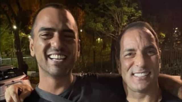 Após anos de relação conturbada, filho de Edmundo posta foto com o pai