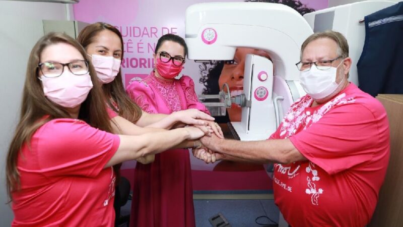 Primeira-dama Virginia Mendes reforça a importância da prevenção e diagnóstico precoce do câncer de mama