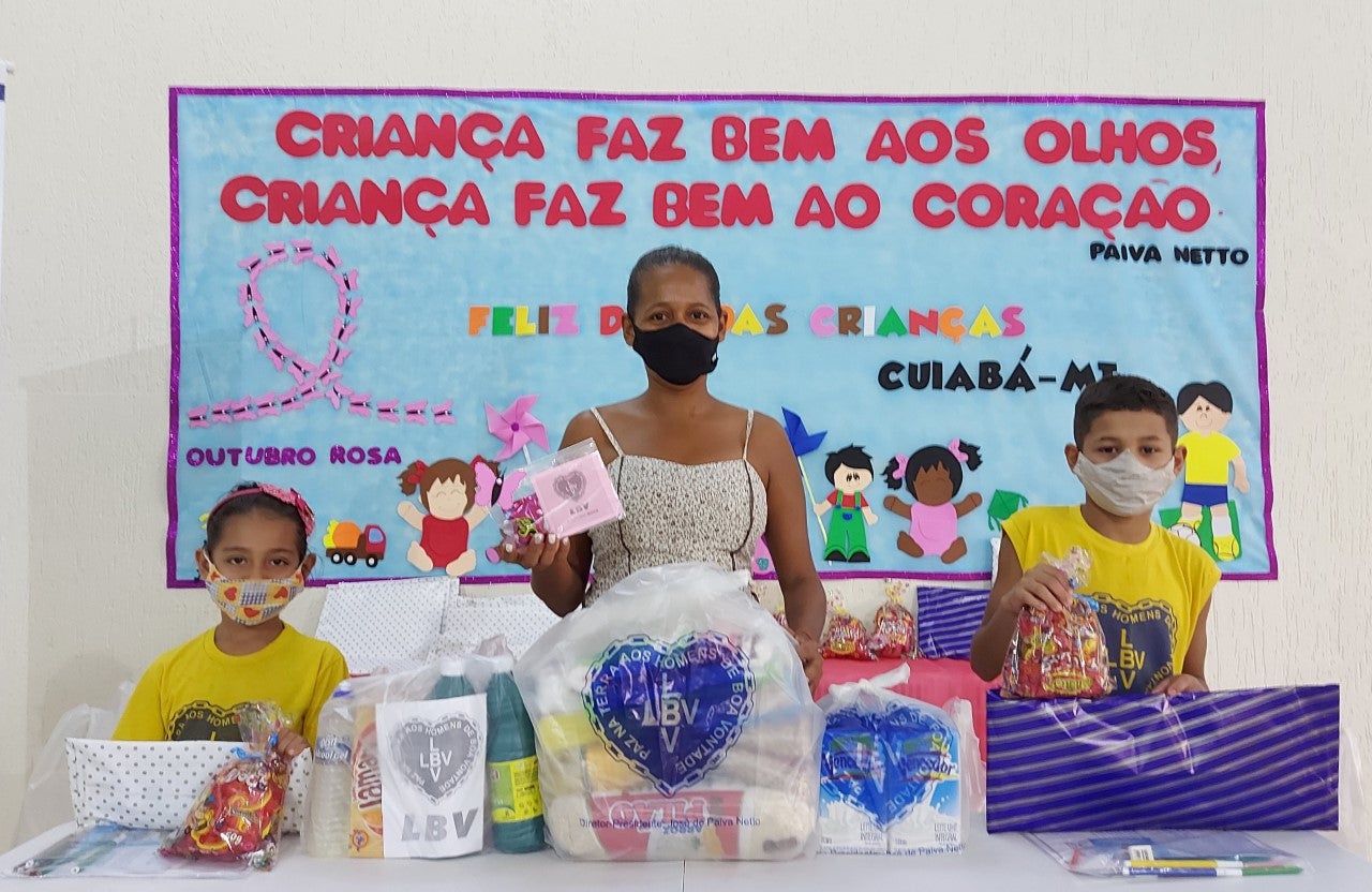 LBV celebra Dia das Crianças com a tradicional entrega de brinquedos e distribuição de mais 8.5 toneladas de doações