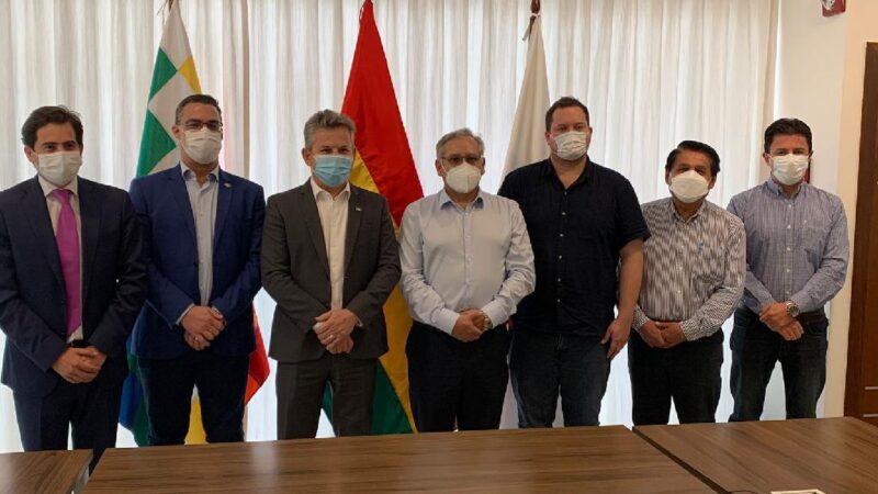Governador assegura fornecimento de gás natural a MT em reunião com ministro de Hidrocarburos e presidente da YPFB