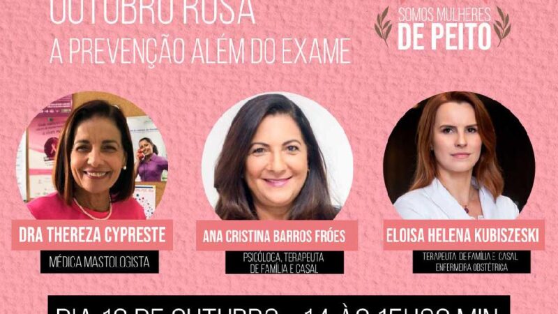 Seplag promove live sobre prevenção ao câncer de mama