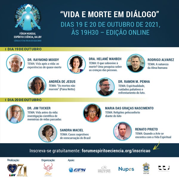 Vem aí a edição de 2021 do Fórum Mundial Espírito e Ciência, da LBV