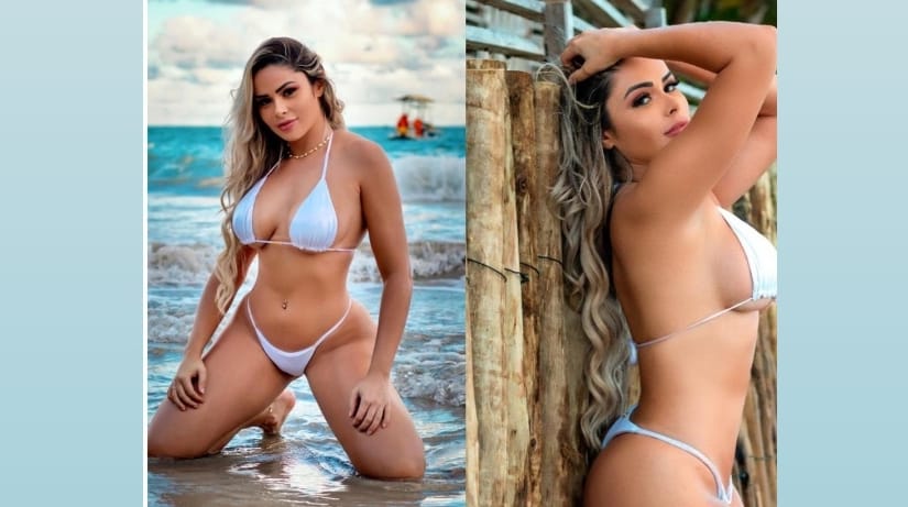 Influencer Gabriela Ramos conta que recebe cantadas desrespeitosas quando posta foto de bíquini
