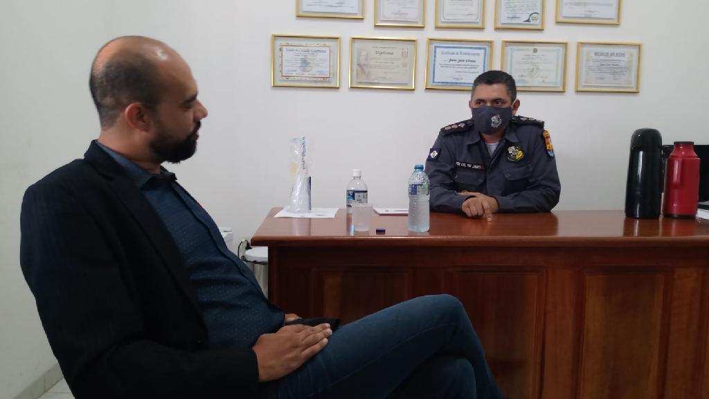 Em roteiro no Nortão de Mato Grosso ouvidor dialoga com delegado e comandante regionais