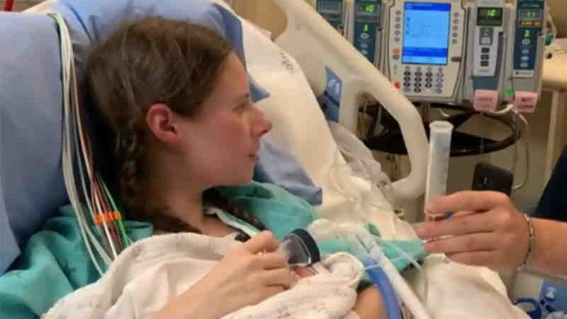 Médicos salvam mãe e bebê mantendo suporte de vida por 7 semanas