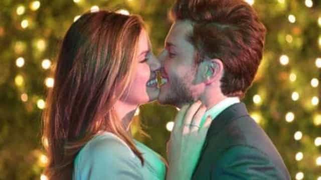 Camila Queiroz e Klebber Toledo dizem se topariam Casamento às Cegas