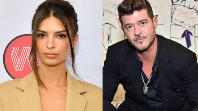 Emily Ratajkowski acusa Robin Thicke de a ter "apalpado"