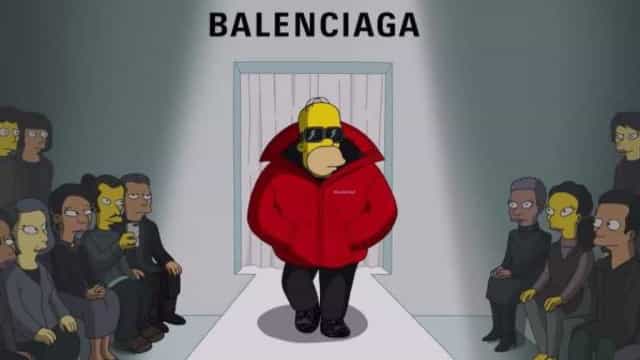 ‘Os Simpsons’ participam de desfile da Balenciaga na Paris Fashion Week