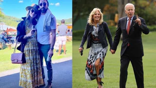 Joe e Jill Biden marcam presença no casamento do sobrinho do Presidente