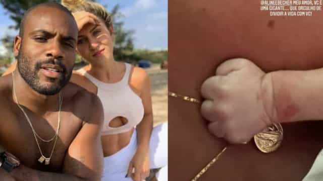 Rafael Zulu e Aline Becker anunciam nascimento de primeiro filho, Kalu