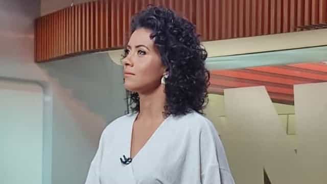 Aline Midlej conta que conheceu marido no ar: ‘Terminei casamento para casar com ele’