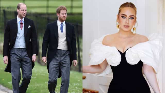 Príncipe William ou príncipe Harry? Adele revela o seu preferido
