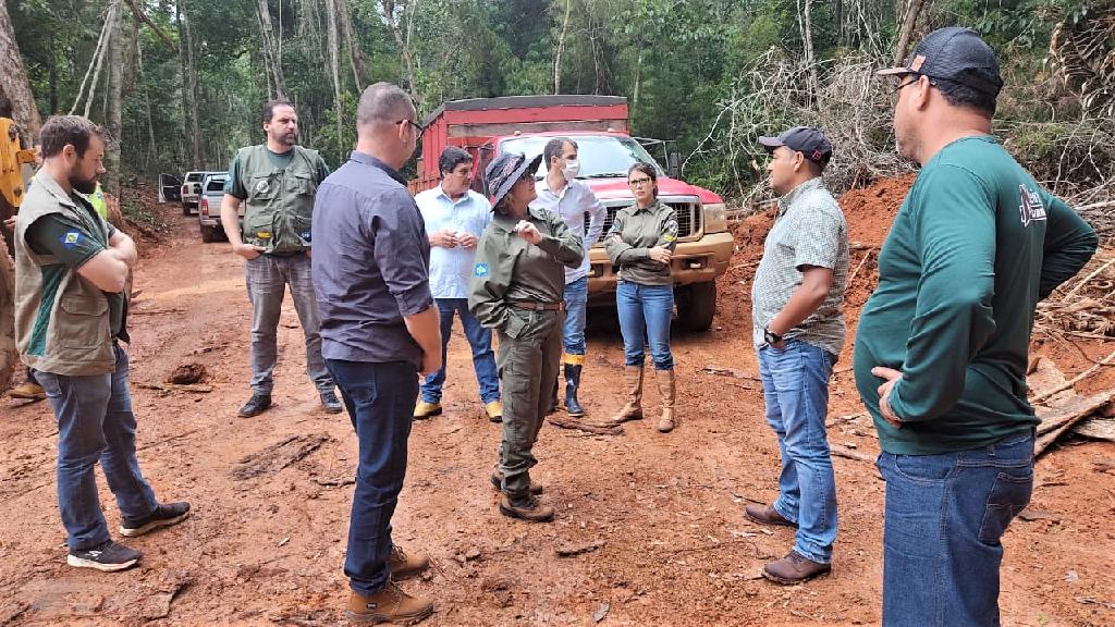Sema realiza visita técnica em Juína para aprimorar dados de manejo e exploração florestal