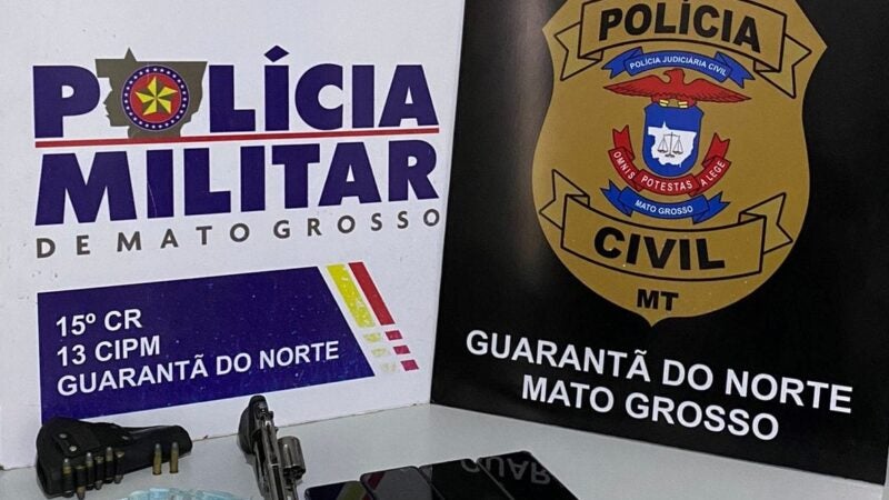 Policiais de Guarantã do Norte prende chefe do tráfico