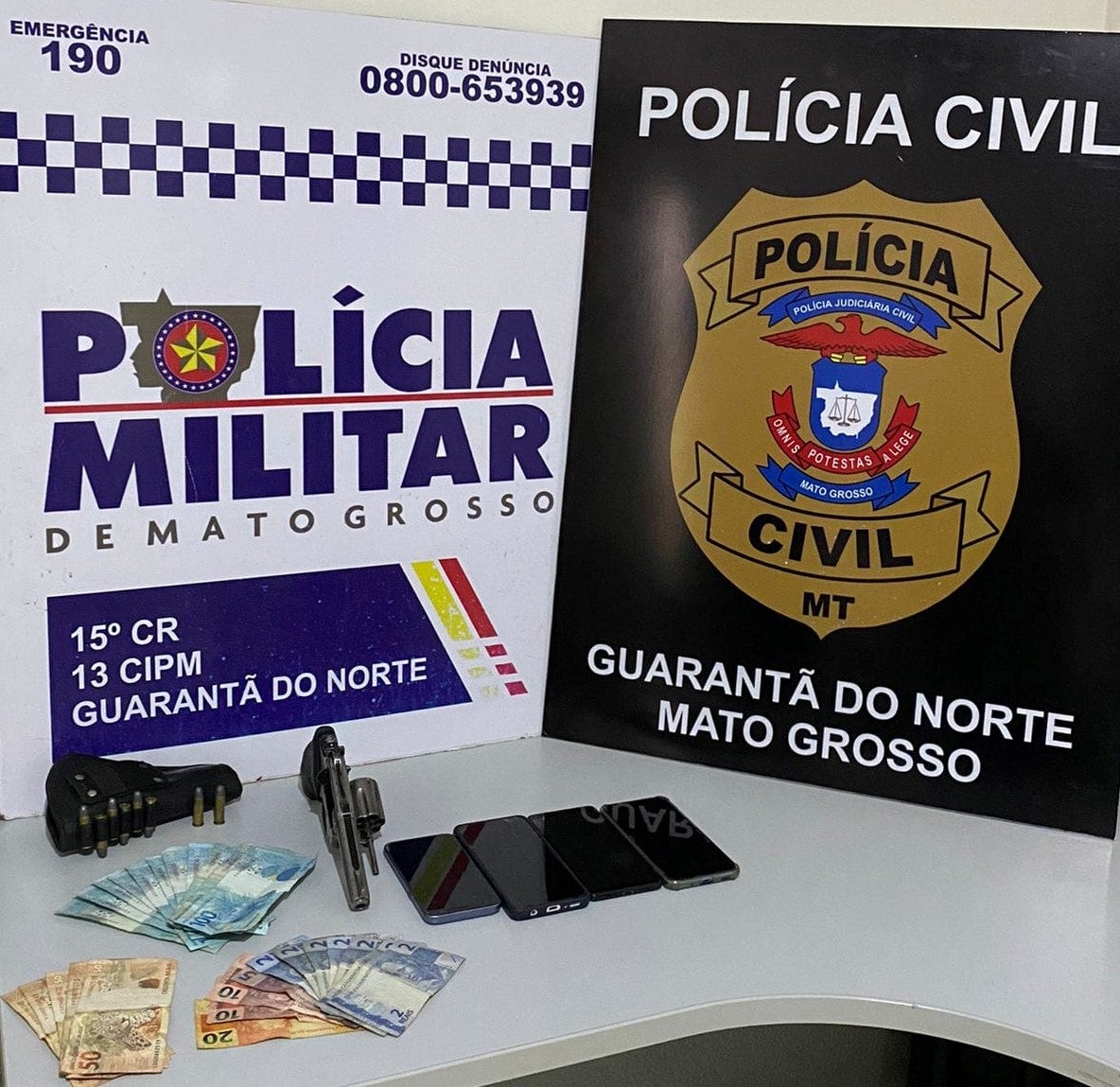 Policiais de Guarantã do Norte prende chefe do tráfico