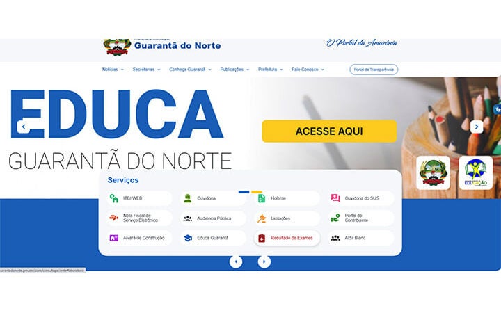 A Secretaria Municipal de Saúde de Guarantã do Norte criou Link para os pacientes obterem os resultados dos Exames no Município