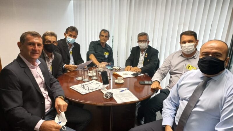 O vice prefeito de Guarantã do Norte e vereadores estão em Brasília em busca de recursos para o município