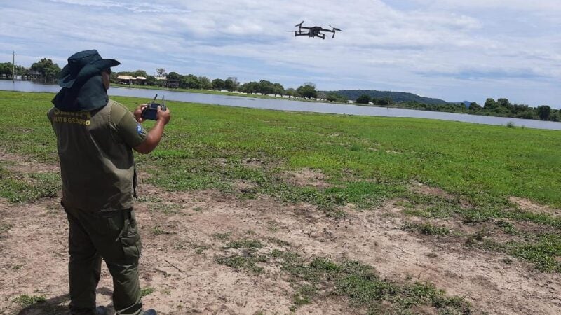 Sema-MT usa drones para fiscalizar e impedir pesca ilegal na piracema; veja vídeo