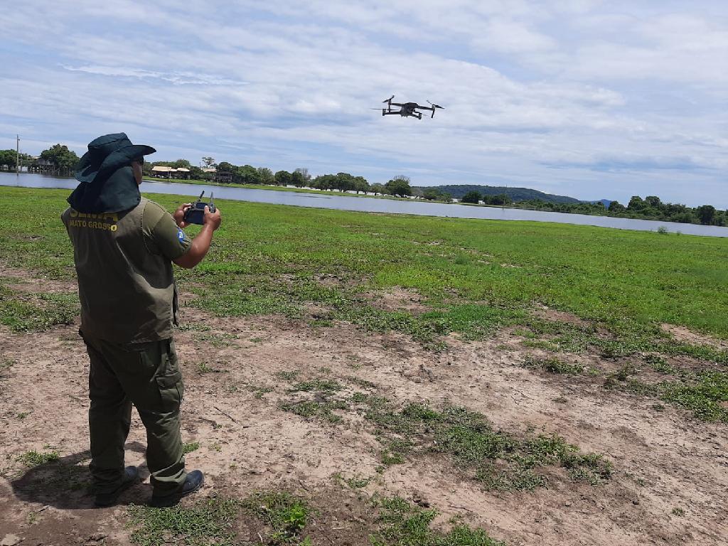 Sema-MT usa drones para fiscalizar e impedir pesca ilegal na piracema; veja vídeo