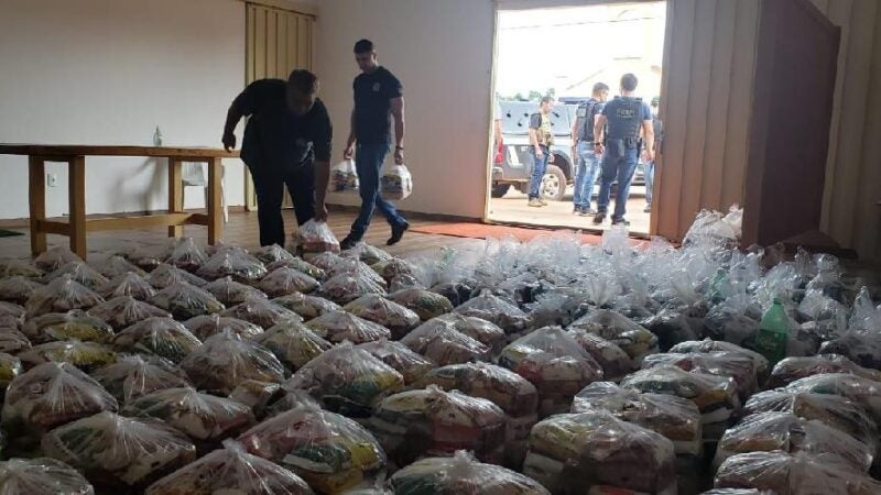 Cestas básicas apreendidas durante investigação vão beneficiar 100 famílias em Rondonópolis