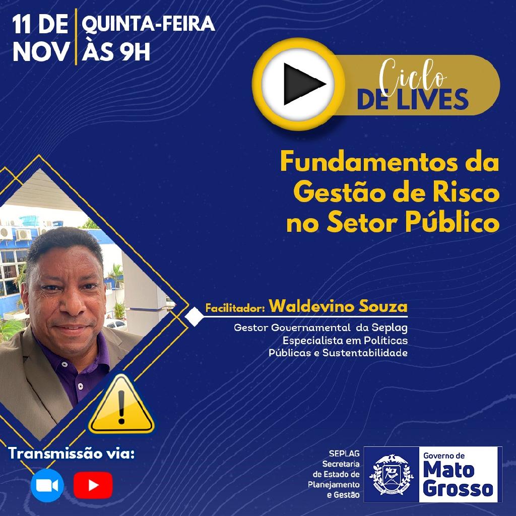 Seplag promove ciclo de lives sobre gestão de risco