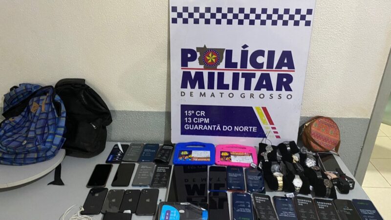 PM apreende menor suspeito de assaltar a Martinello em Novo Mundo