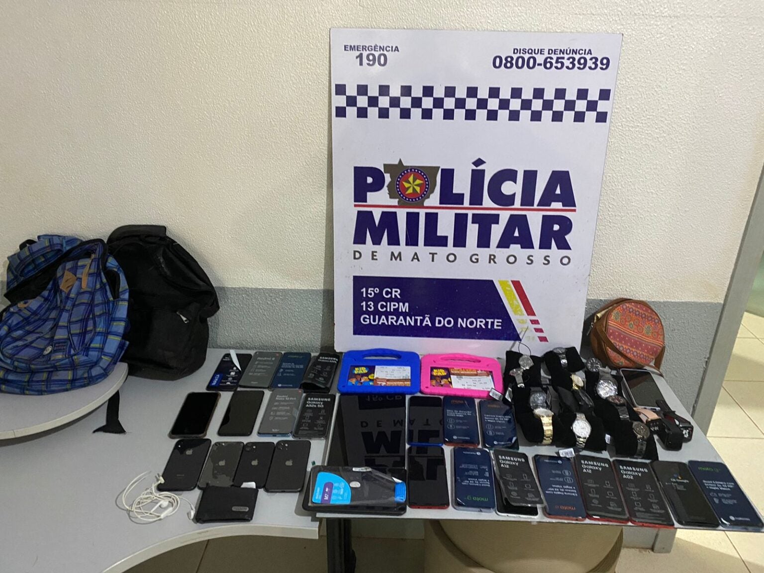 PM apreende menor suspeito de assaltar a Martinello em Novo Mundo