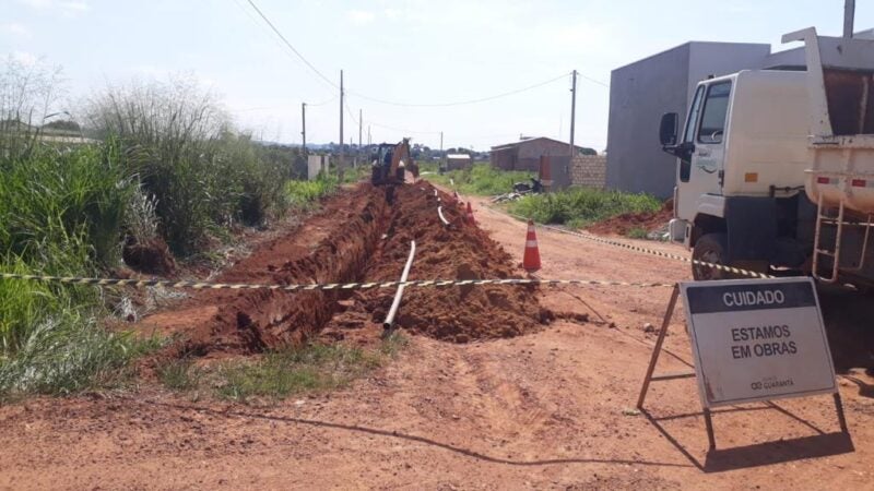 Águas de Guarantã realiza obras de extensão de rede no bairro Jardim Maranata