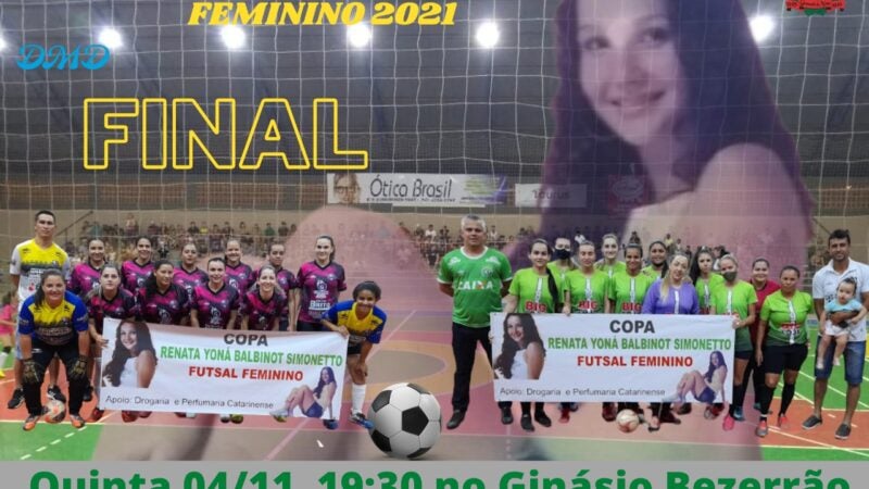 Final do campeonato Municipal de Futsal