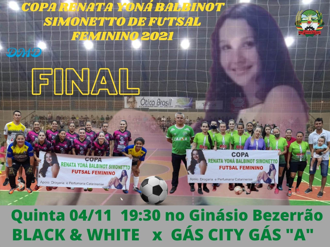 Final do campeonato Municipal de Futsal