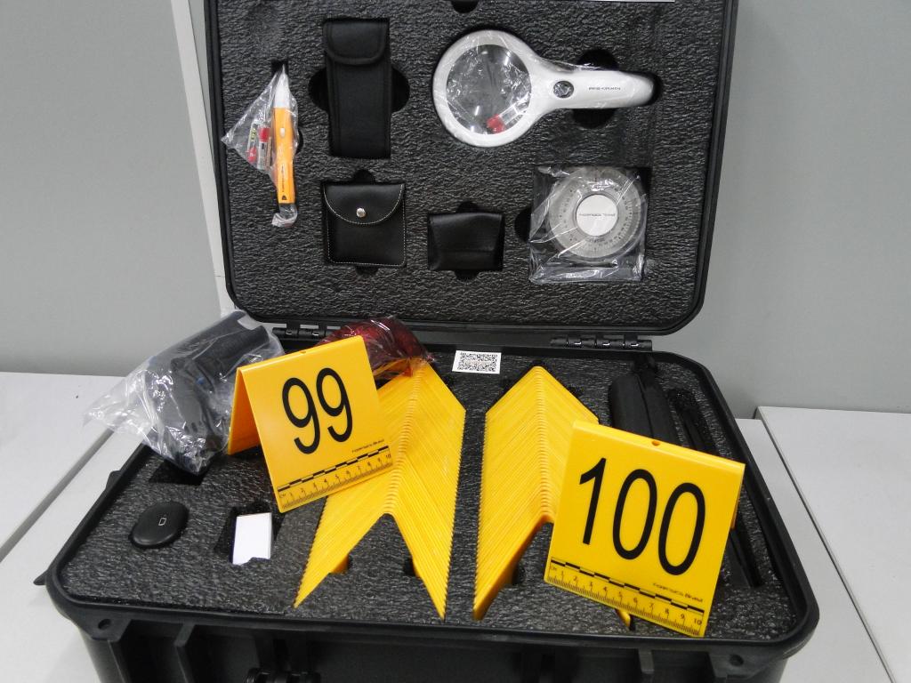 Politec recebe 64 maletas para levantamento de vestígios de local de crime