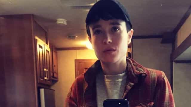 Elliot Page posta foto sem camisa e é elogiado pelos fãs