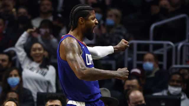 Paul George comanda pela sexta vez seguida uma vitória dos Clippers na NBA