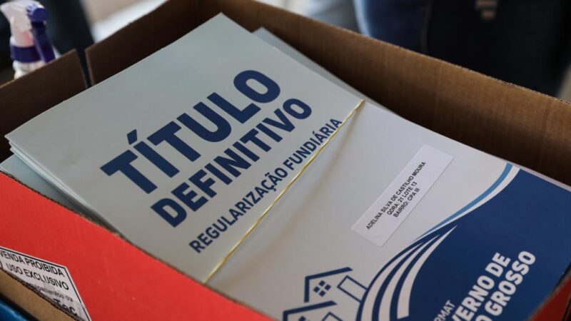 Sugestão de pauta: Governo de Mato Grosso entrega 60 títulos rurais no município de Acorizal