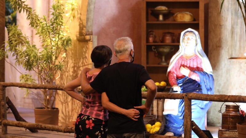 Famílias ao visitar o Natal de Vida, Fé e Superação: “Momento muito especial para lembrarmos de viver as coisas boas que Deus nos oferece”