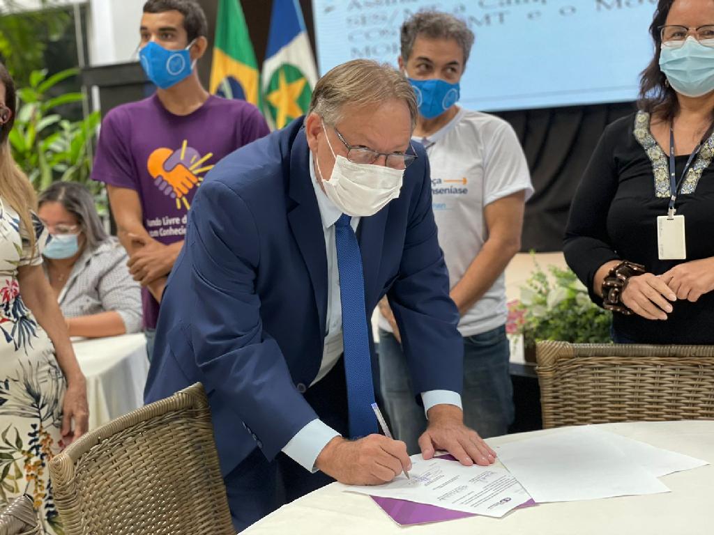Mato Grosso firma compromisso de adesão à campanha de conscientização da hanseníase