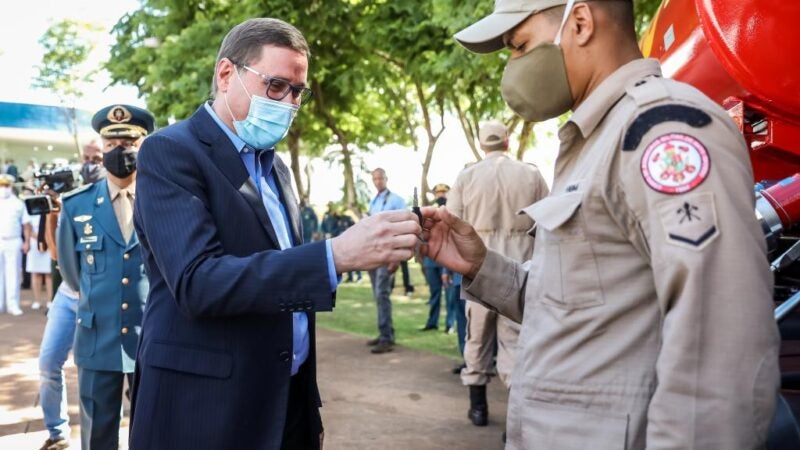 Governo investe R$ 10 milhões na entrega da nova frota de viaturas ao Corpo de Bombeiros Militar de Mato Grosso