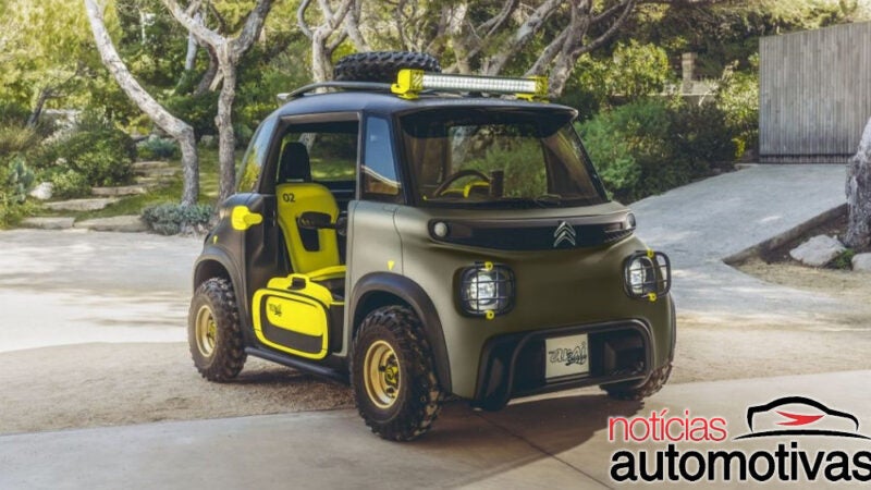 Cogitado para o Brasil, Citroën Ami ganha conceito de buggy