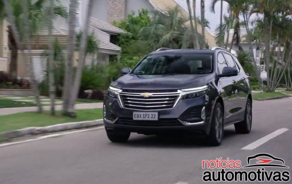 Chevrolet Equinox 2022 terá MyLink com Spotify e Alexa