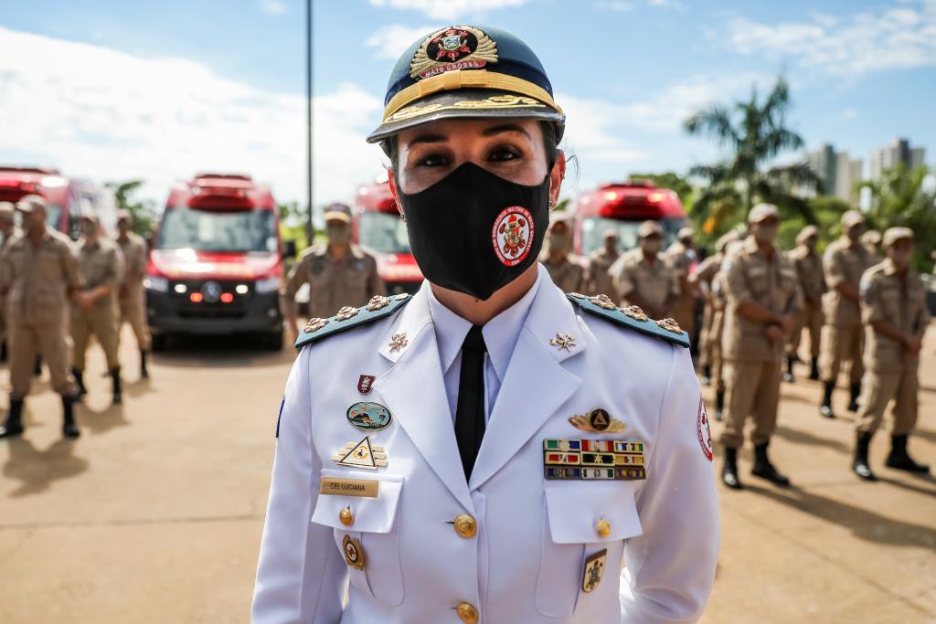Corpo de Bombeiros Militar de Mato Grosso promove primeira mulher ao posto de coronel