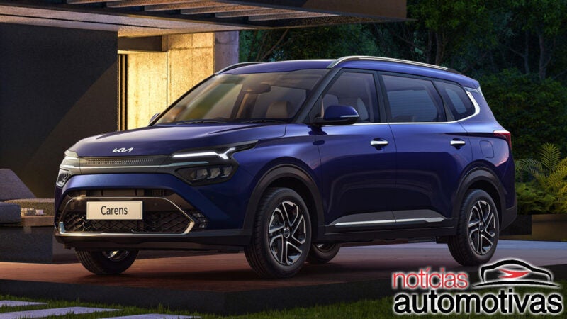 Novo Kia Carens ganha cara de SUV, mas foco continua familiar