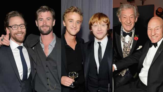 Atores que são inimigos na ficção e amigos na vida real