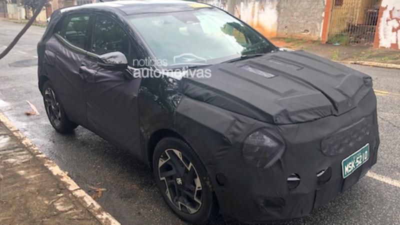Novo Kia Sportage é flagrado em testes no Brasil