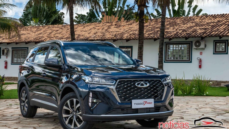 Caoa Chery Tiggo 7 Pro tem motor 1.6 Turbo e parte de R$ 179.990