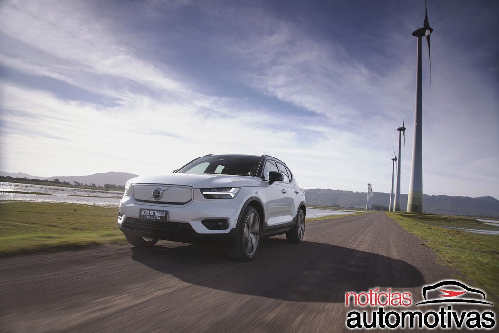 Volvo XC40 agora só elétrico – 1.000 pontos de recarga no Brasil