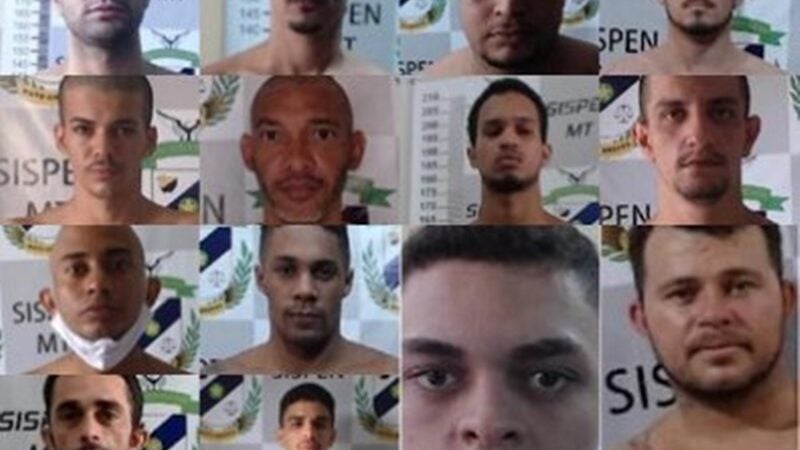 Nomes dos fugitivos de presídio de MT são divulgados; veja fotos