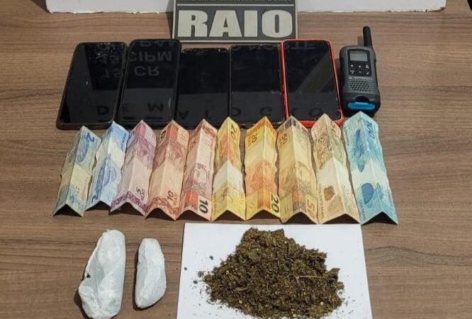 Quatro menores são detidos por tráfico de drogas em Guarantã do Norte