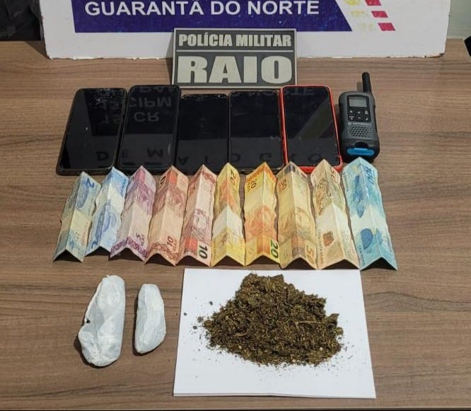 Quatro menores são detidos por tráfico de drogas em Guarantã do Norte